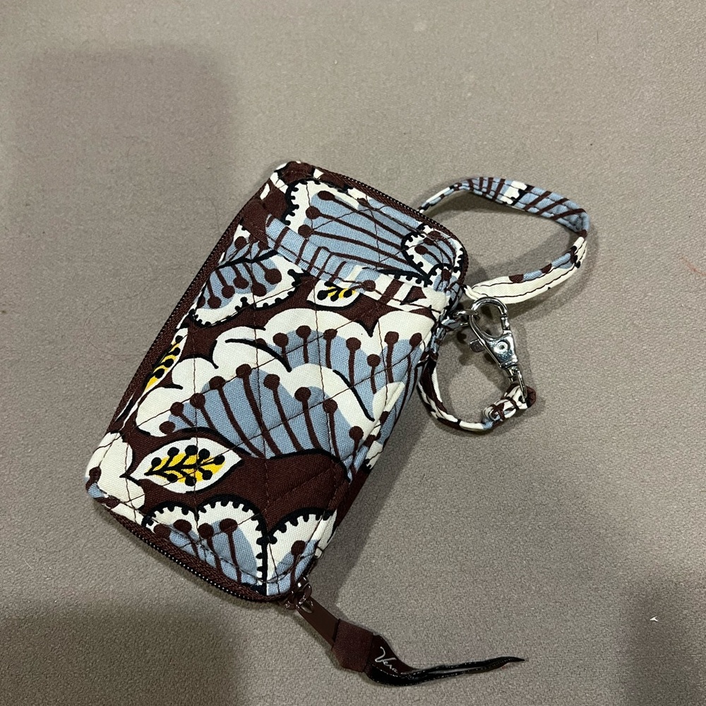 Vera Bradley Wristlet Slate Blooms